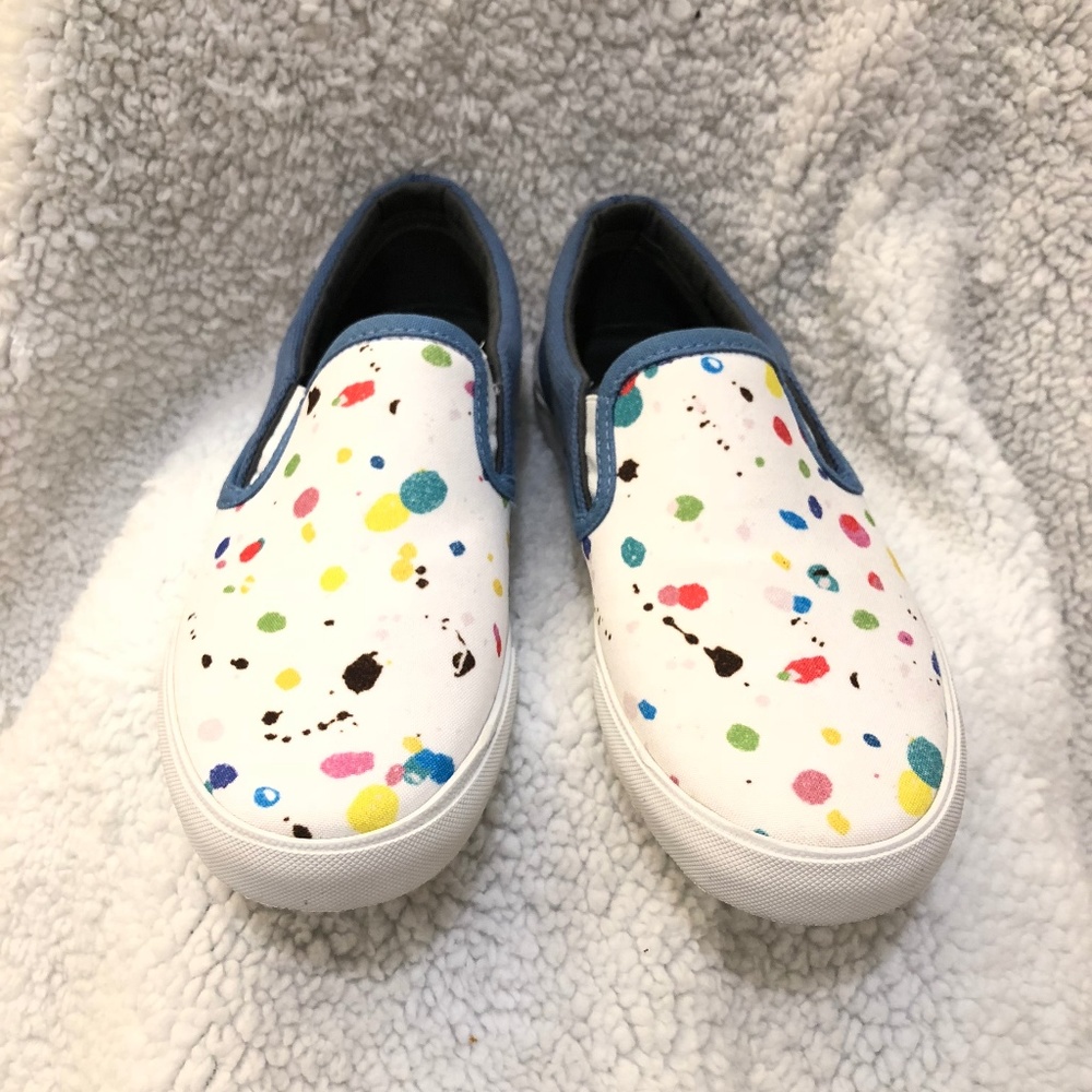 Inkkas Expression Watercolor Slip on Women's 7.